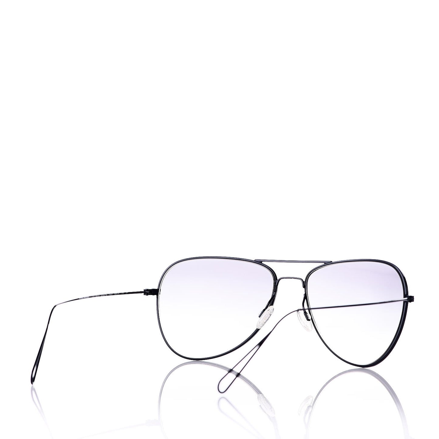Matt Round Sunglasses Navy Blue