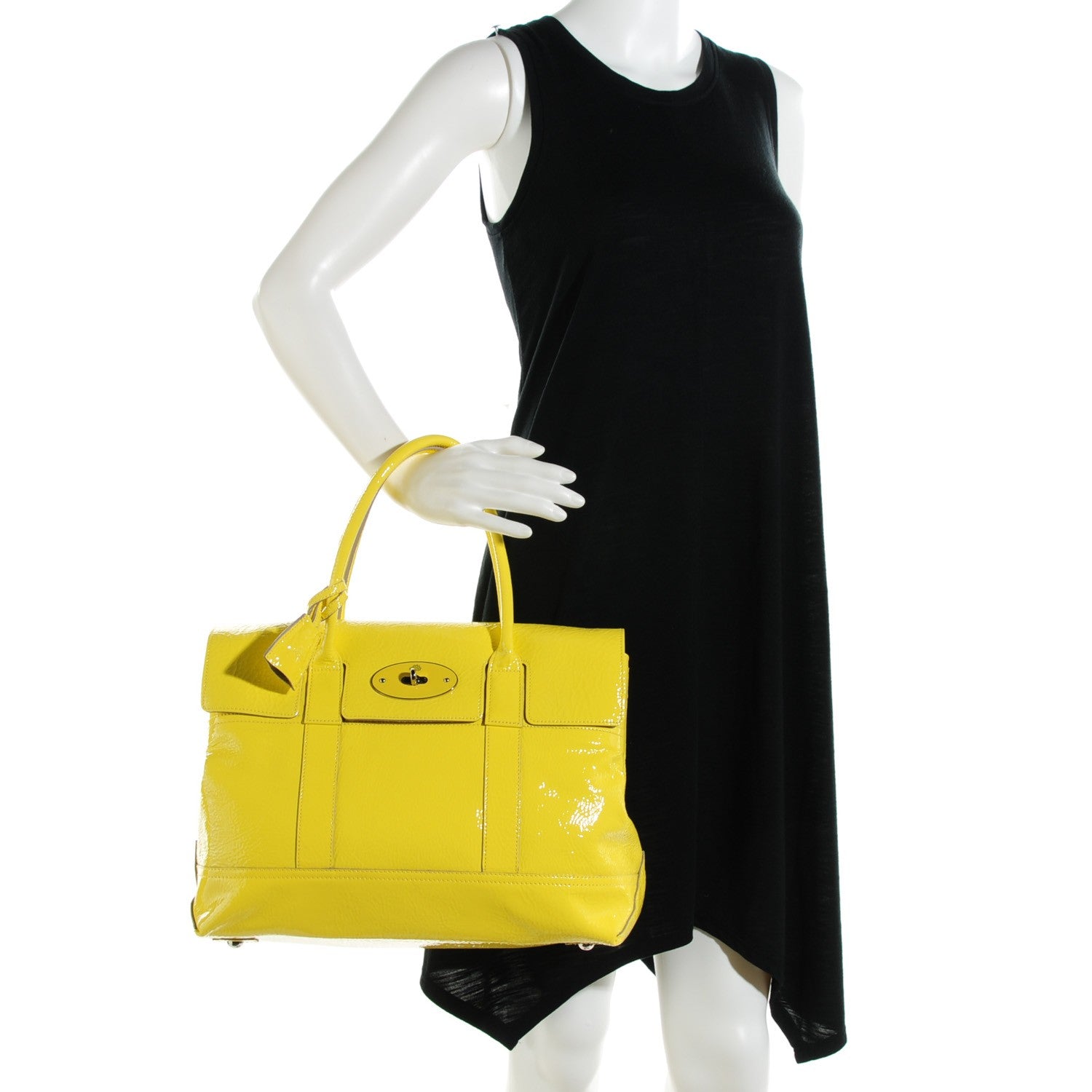 Mulberry Spongy Patent Holiday Bayswater Lemon Sherbet 2 of 7
