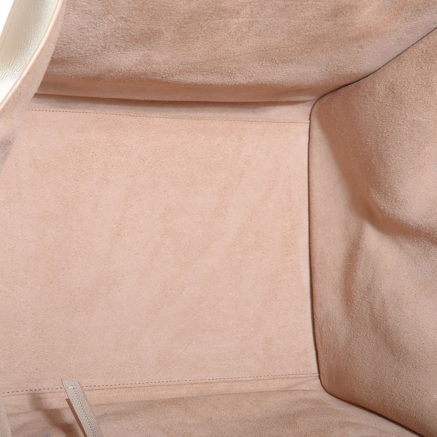 Grained Calfskin Medium Phantom Luggage Cream