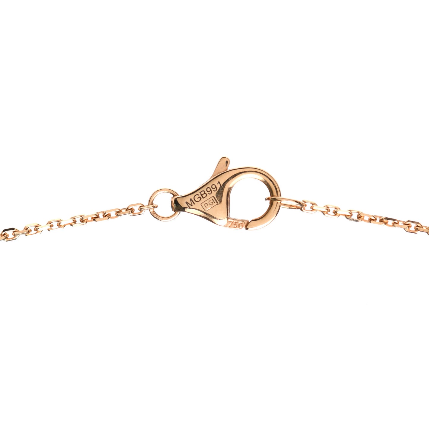 18K Pink Yellow White Gold Diamond Trinity Pendant Necklace