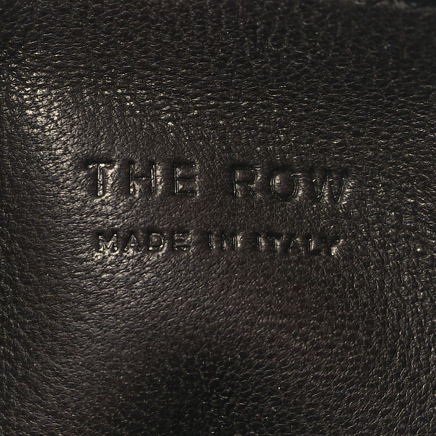 Grained Calfskin 90's Bag Burnt Wood