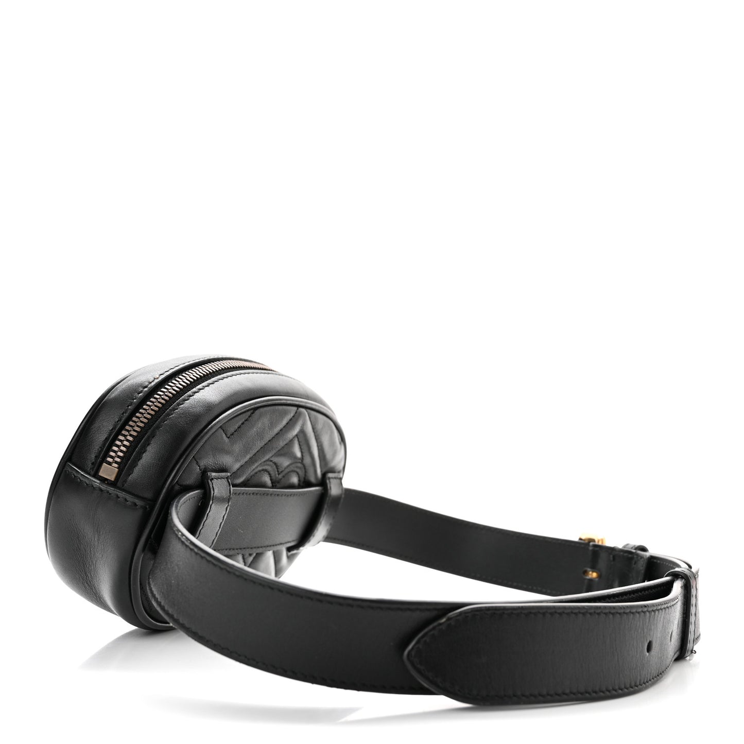 Calfskin Matelasse GG Marmont Belt Bag 85 34 Black