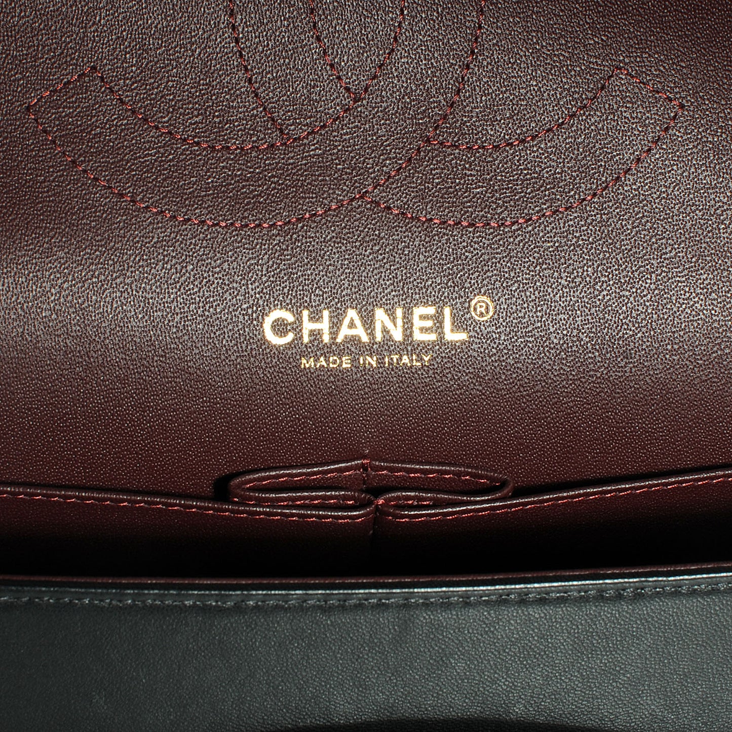 Lambskin Jumbo Double Flap Black