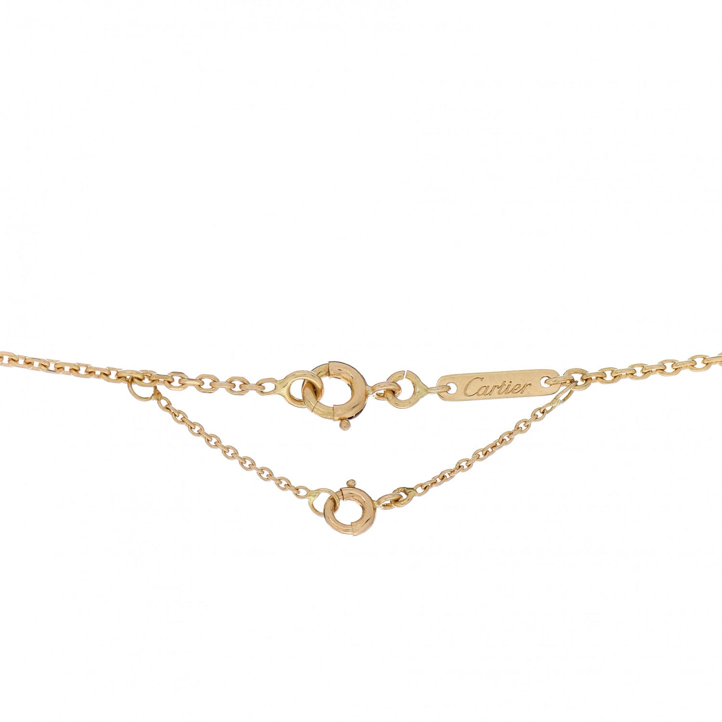 18K Yellow Gold Medium Hearts and Symbols Necklace