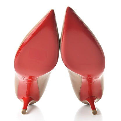 Christian Louboutin Kid Apostrophy 70 Pumps 36 Dune 5 of 9