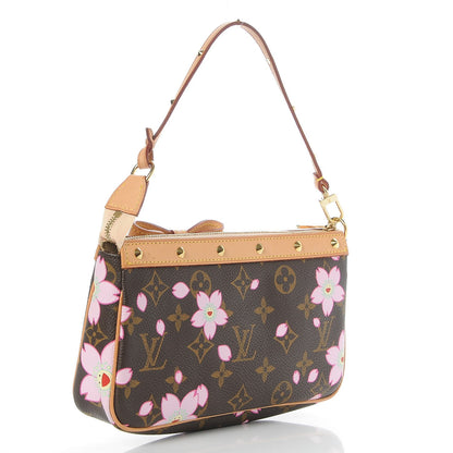 Louis Vuitton Monogram Cherry Blossom Pochette Accessories Brown 3 of 7
