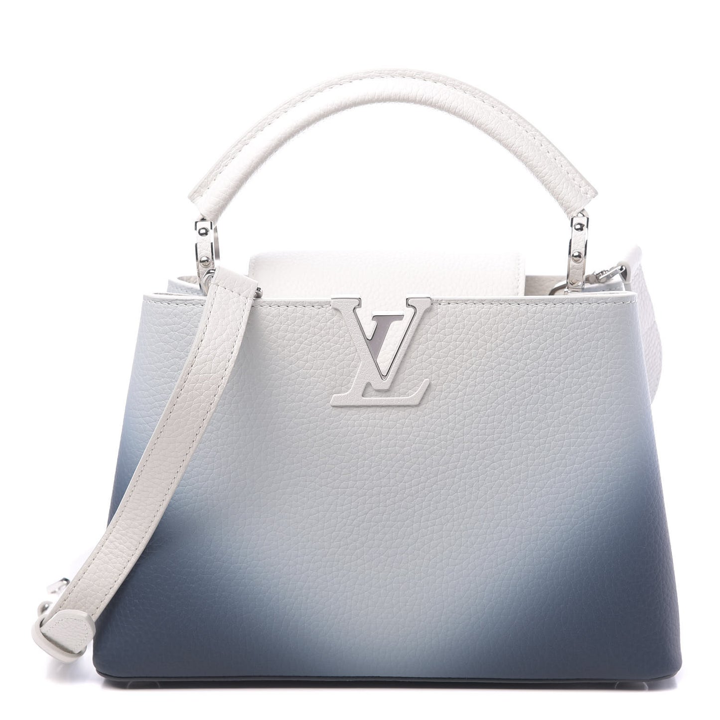 Taurillon Gradient Capucines BB Denim Blue