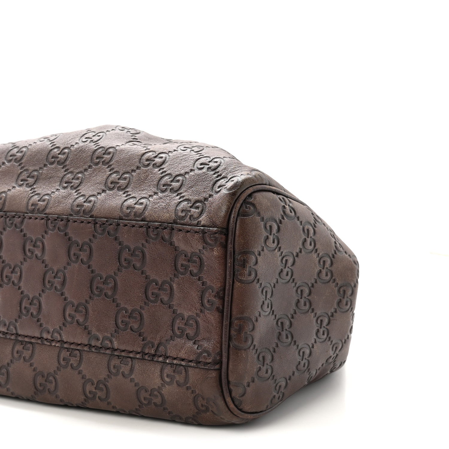 Gucci Guccissima Medium Sukey Tote  Chocolate 10 of 10
