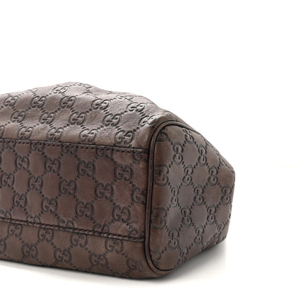 Gucci Guccissima Medium Sukey Tote  Chocolate 10 of 10