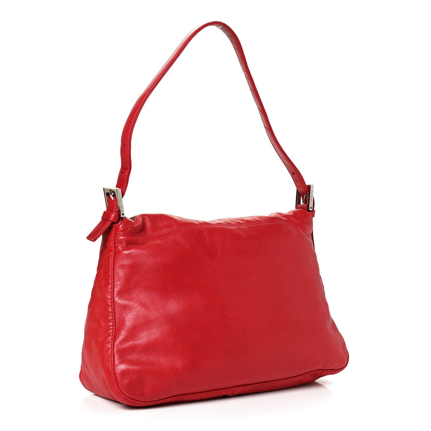 Calfskin Mama Baguette Red