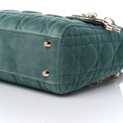 Christian Dior Velvet Mini Lady Dior Green 8 of 8
