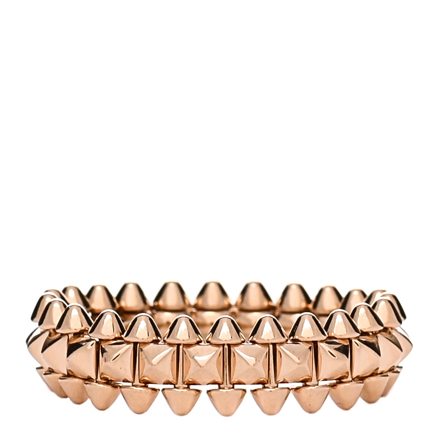 Cartier 18K Pink Gold SM Clash De Cartier Ring 57 8 1 of 5