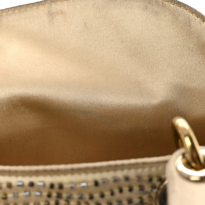 Christian Dior Satin Beaded Mini Lady Dior Gold 16 of 18