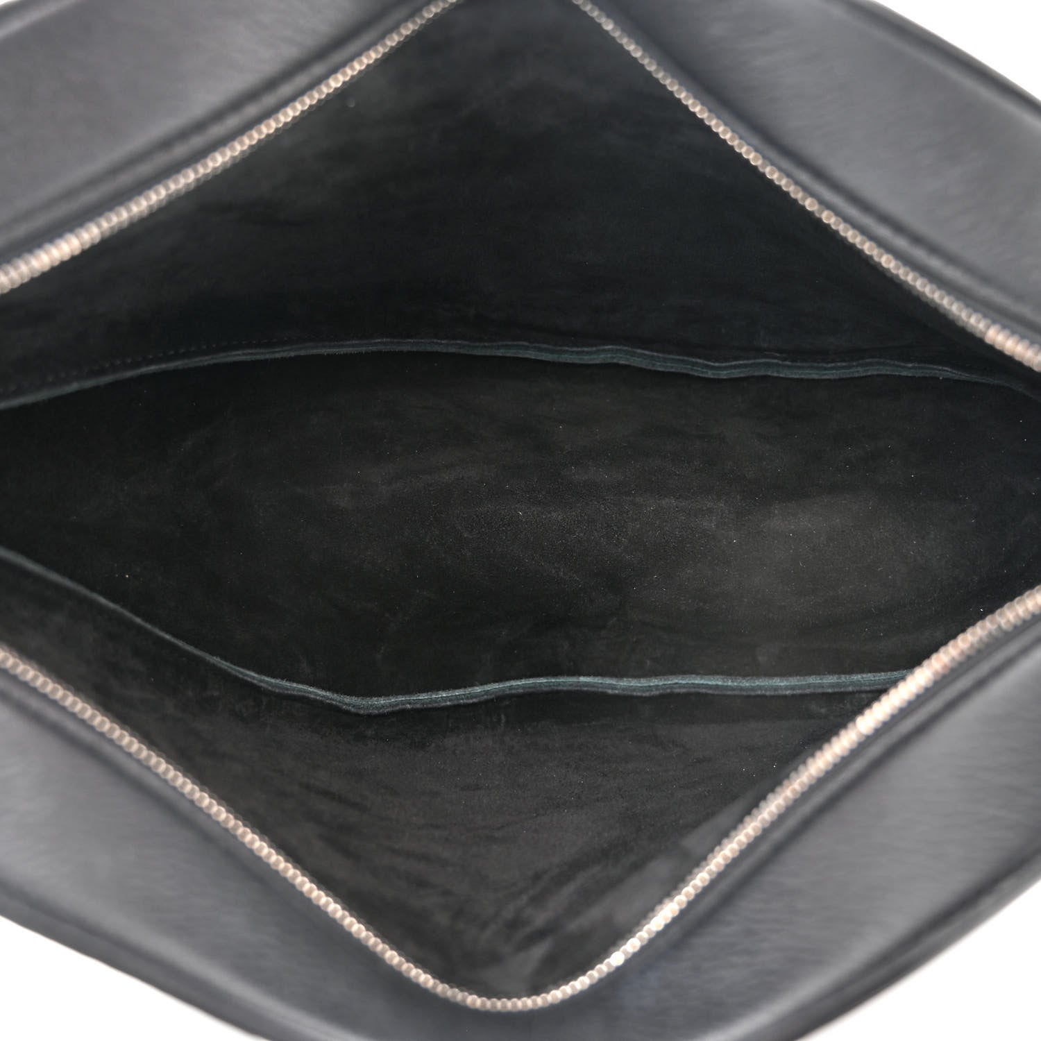 The Row Grained Calfskin Large Slouchy Banana Bag Black 5 of 9