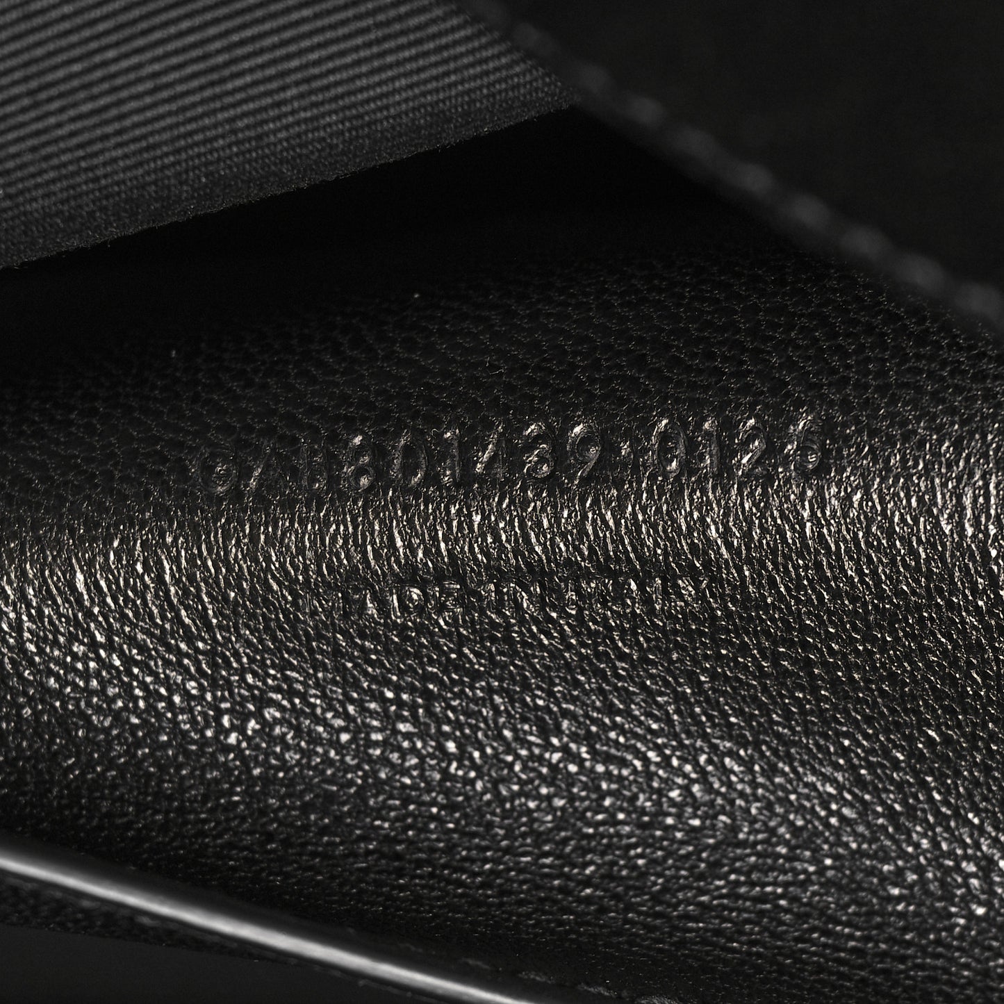 Lambskin Chevron Quilted Medium Loulou Black