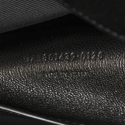 Saint Laurent Lambskin Chevron Quilted Medium Loulou Black 8 of 11