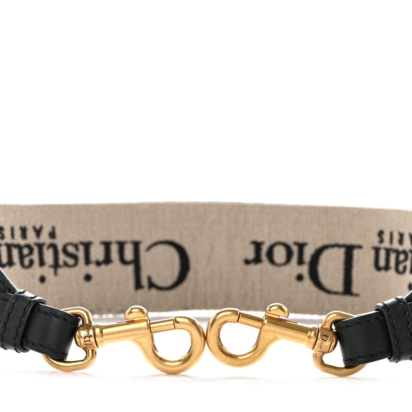 Canvas Embroidered Shoulder Strap Blue