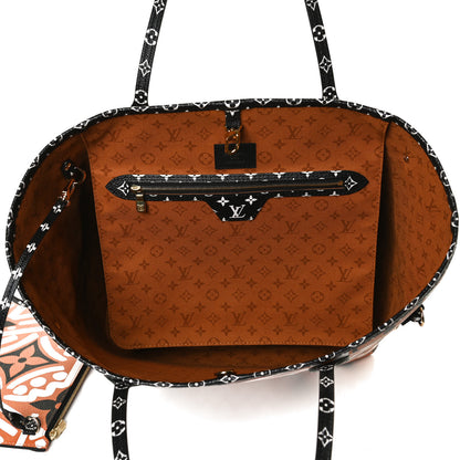 Louis Vuitton Monogram Giant Crafty Neverfull MM Creme Caramel 6 of 14