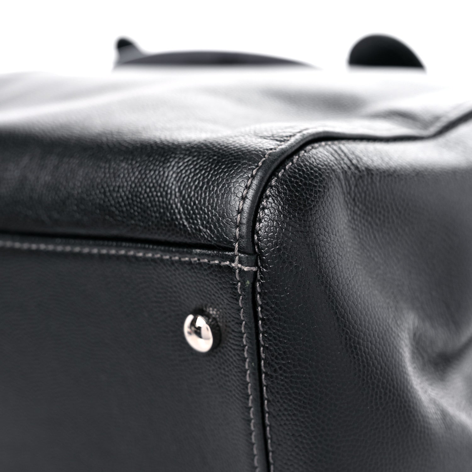Chanel Caviar Cerf Executive Shopper Tote Black 10 of 12