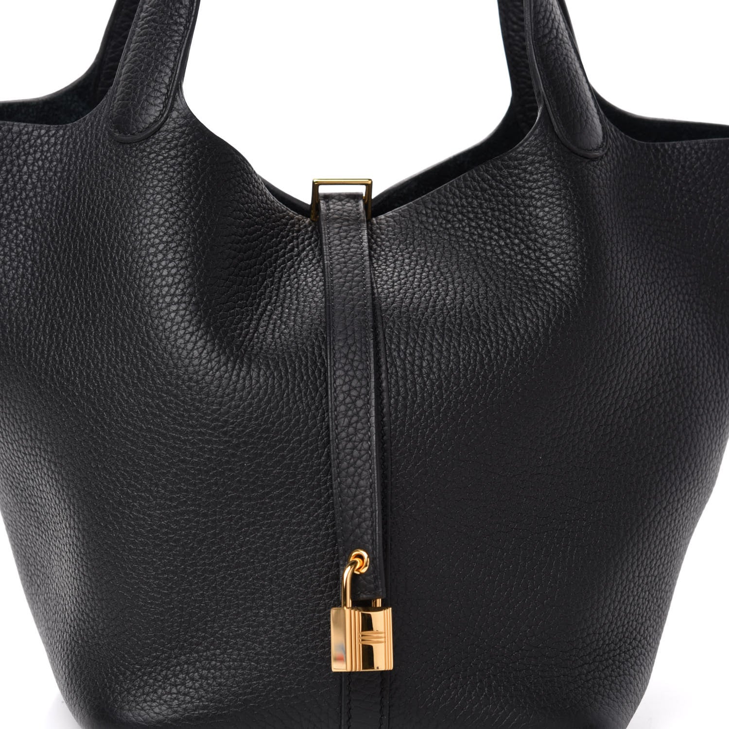 Hermes Taurillon Clemence Picotin Lock 22 MM Black 10 of 10