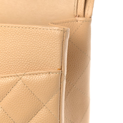 Chanel Caviar Quilted Jumbo Double Flap Beige Clair 11 of 13