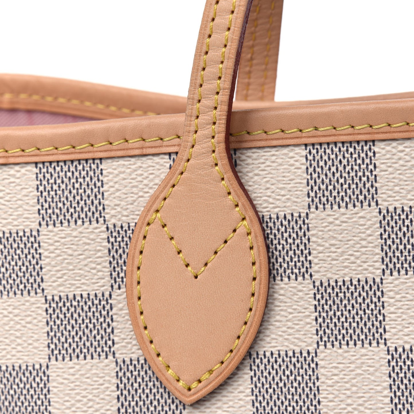 Damier Azur Neo Neverfull MM Rose Ballerine
