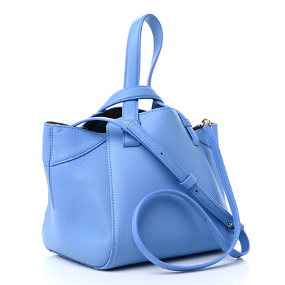 Loewe Calfskin Small Hammock Nugget Shoulder Bag Celestine Blue 3 of 8