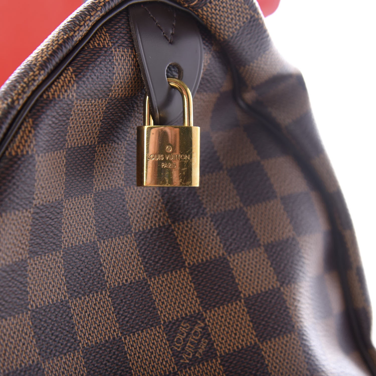 Louis Vuitton Damier Ebene Speedy 35 8 of 12