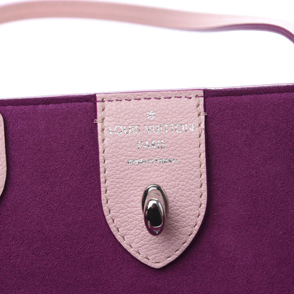 Louis Vuitton Calfskin Perforated Lockme Cabas Rose Poudre Creme 5 of 9