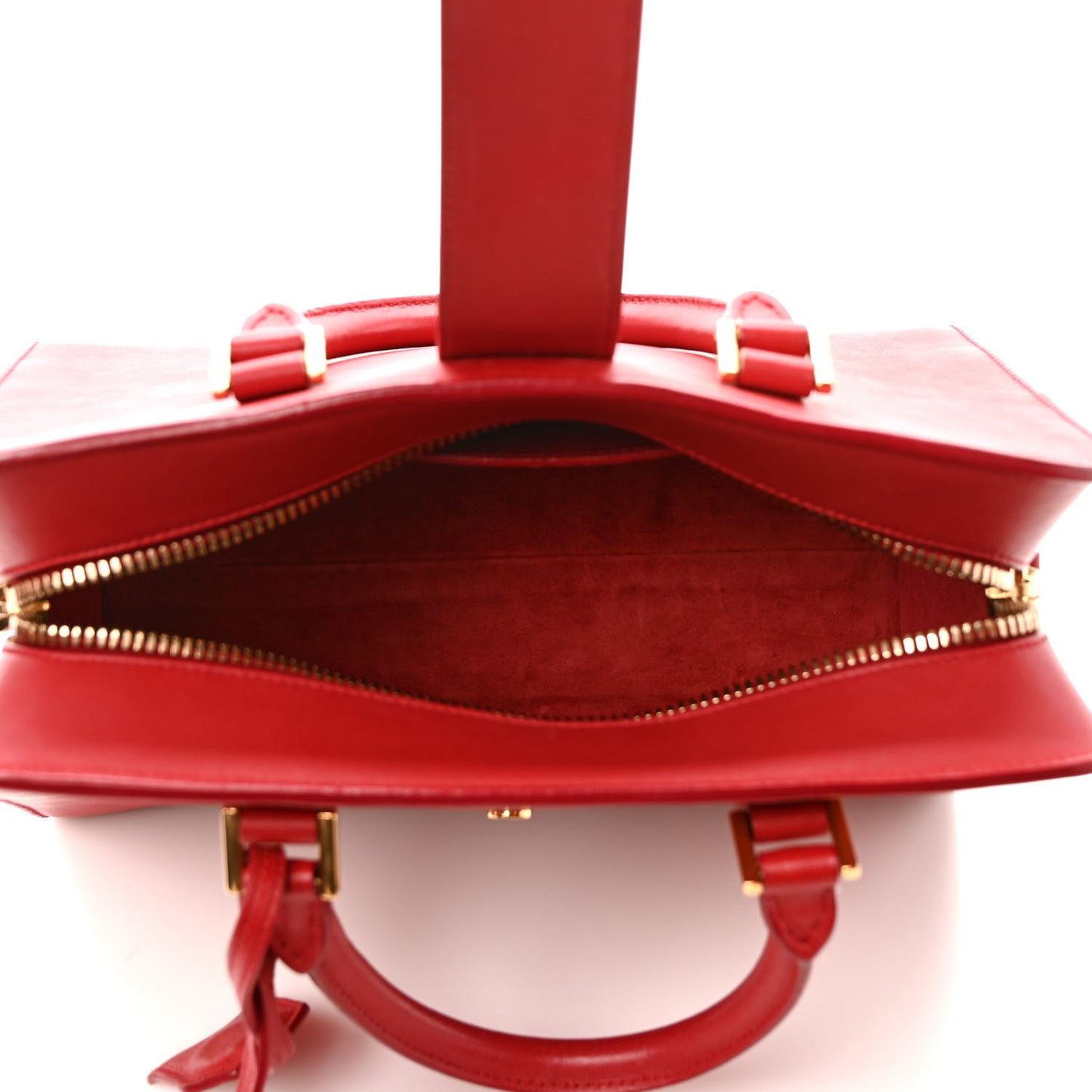 Calfskin Baby Monogram Cabas Red