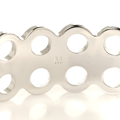 Louis Vuitton Metal Pearl Narrow Hide and Seek Bracelet M Silver 4 of 5