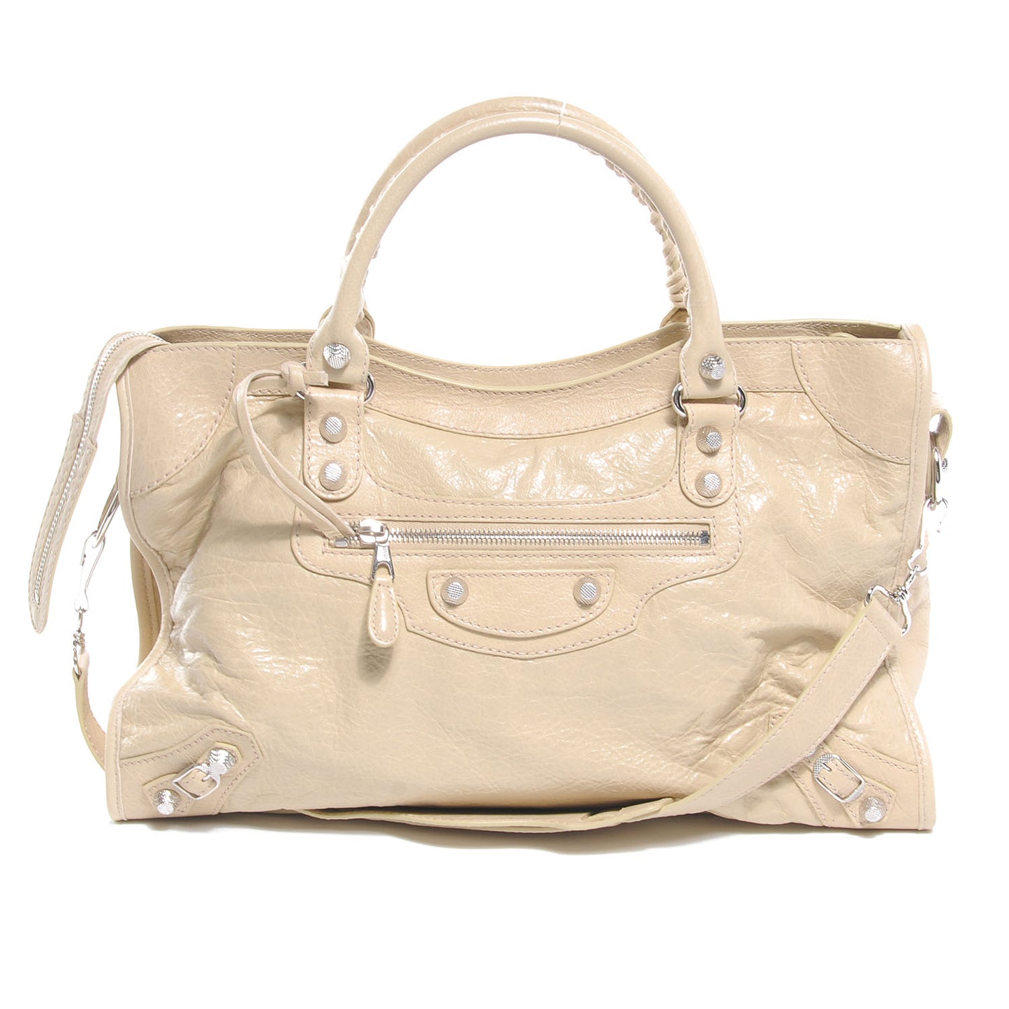 Agneau Giant 12 Silver Hardware City Dune