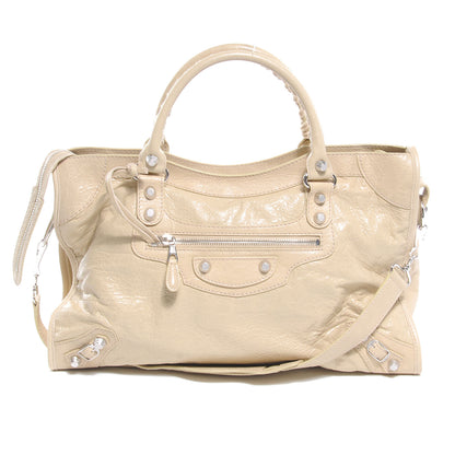 Balenciaga Agneau Giant 12 Silver Hardware City Dune 1 of 7