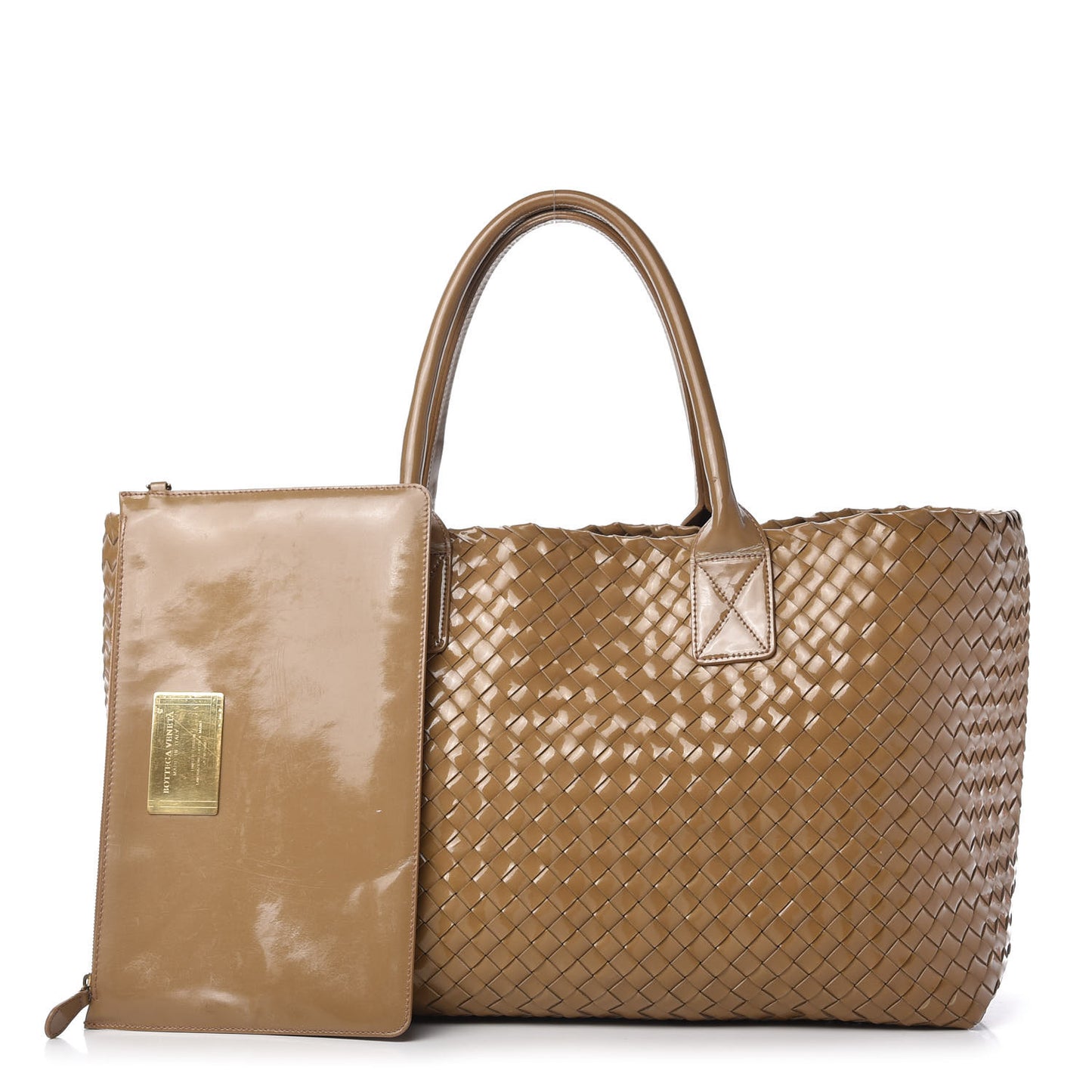 Spazzolato Nappa Intrecciato Medium Moon Cabat