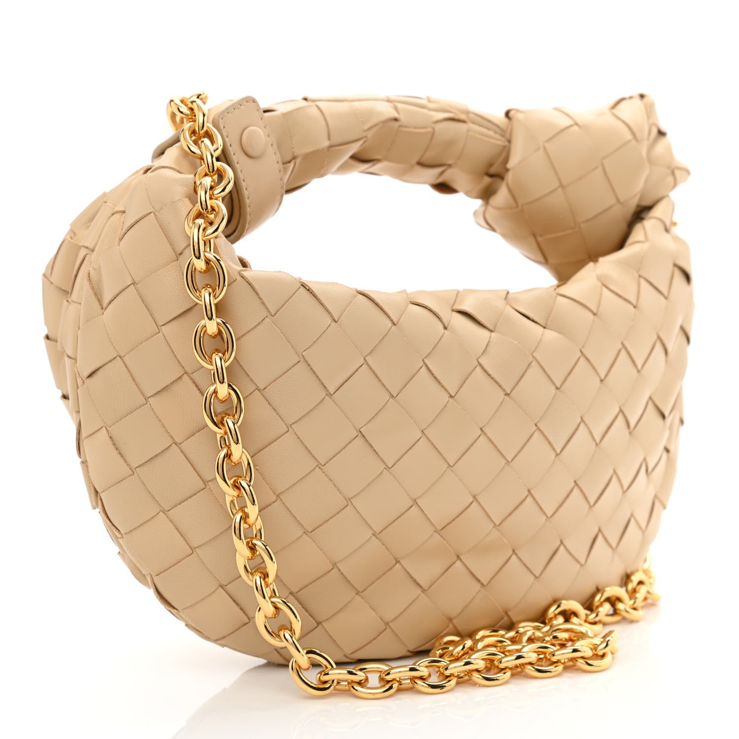 Bottega Veneta Nappa Intrecciato Mini Chain Jodie Porridge 3 of 10