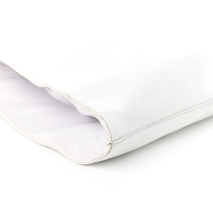 Loewe Calfskin Studded Shopping Tote White 10 of 11