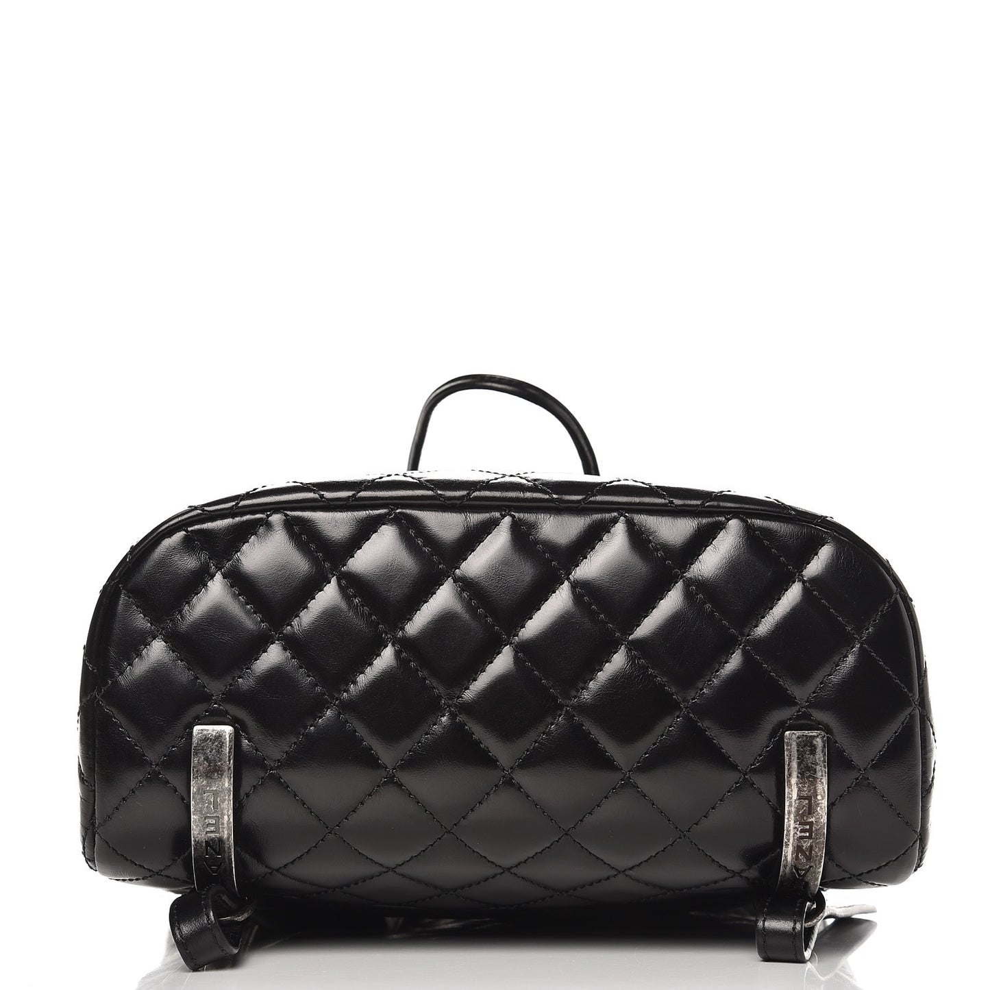 Calfskin Quilted Large Salzburg Mountain Backpack Black