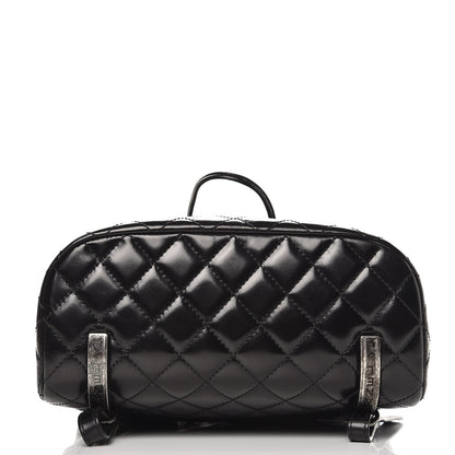 Chanel Calfskin Quilted Large Salzburg Mountain Backpack Black 4 of 8