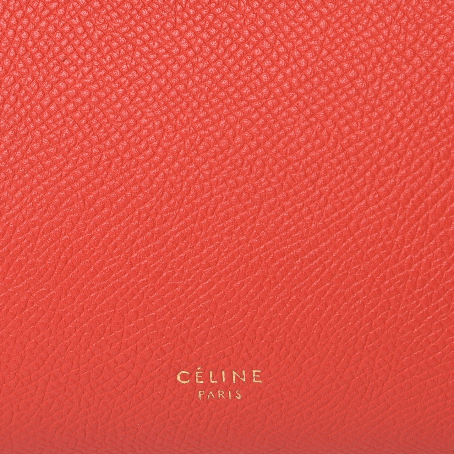 Grained Calfskin Mini Belt Bag Vermillion