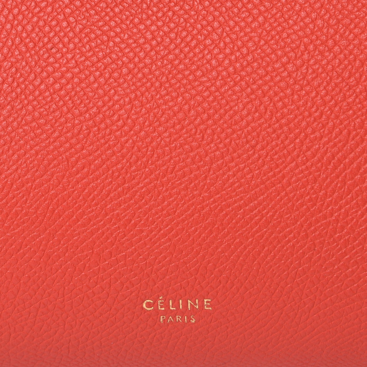 Celine Grained Calfskin Mini Belt Bag Vermillion 7 of 8