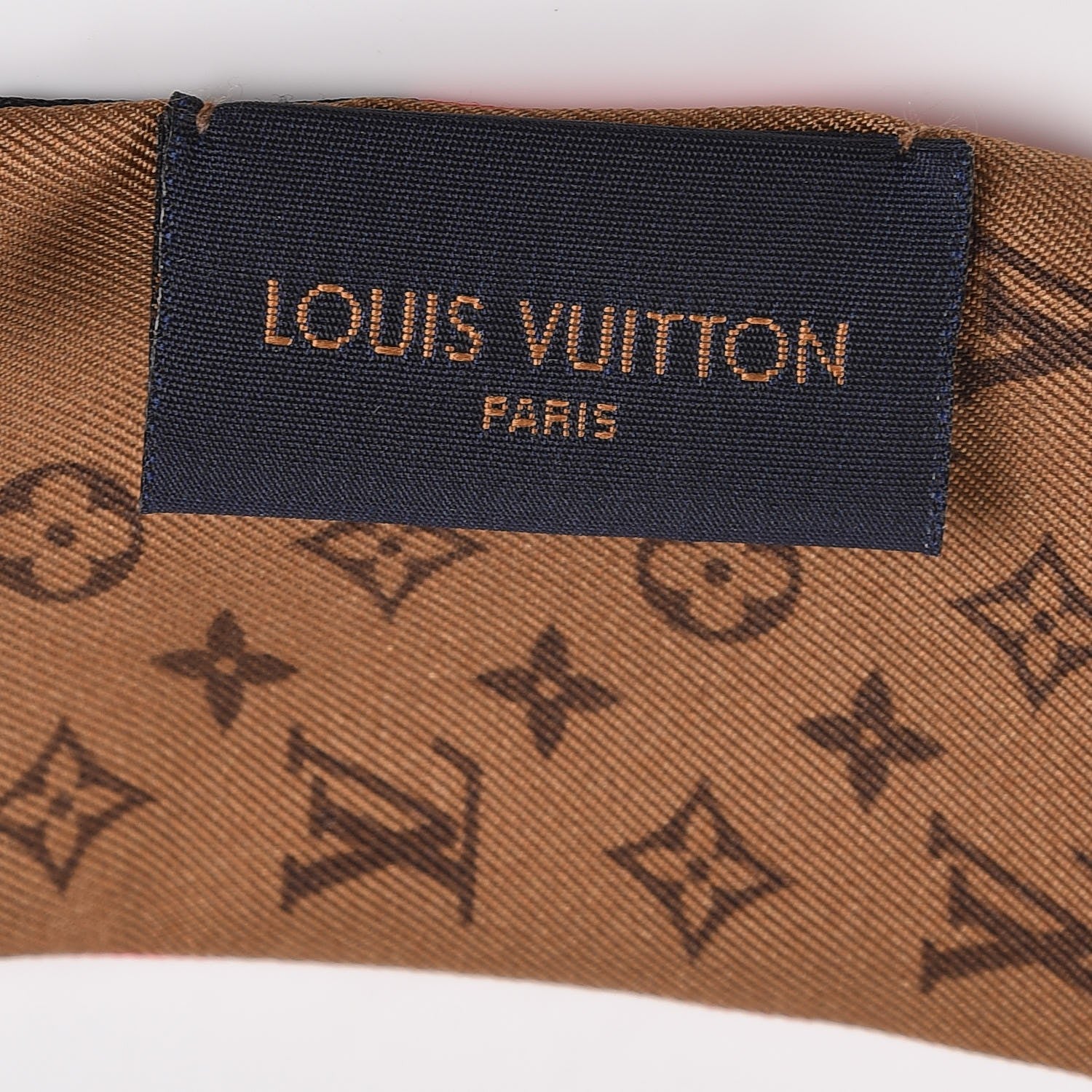 Louis Vuitton Silk Monogram Kabuki Stickers BB Bandeau Rouge 3 of 4