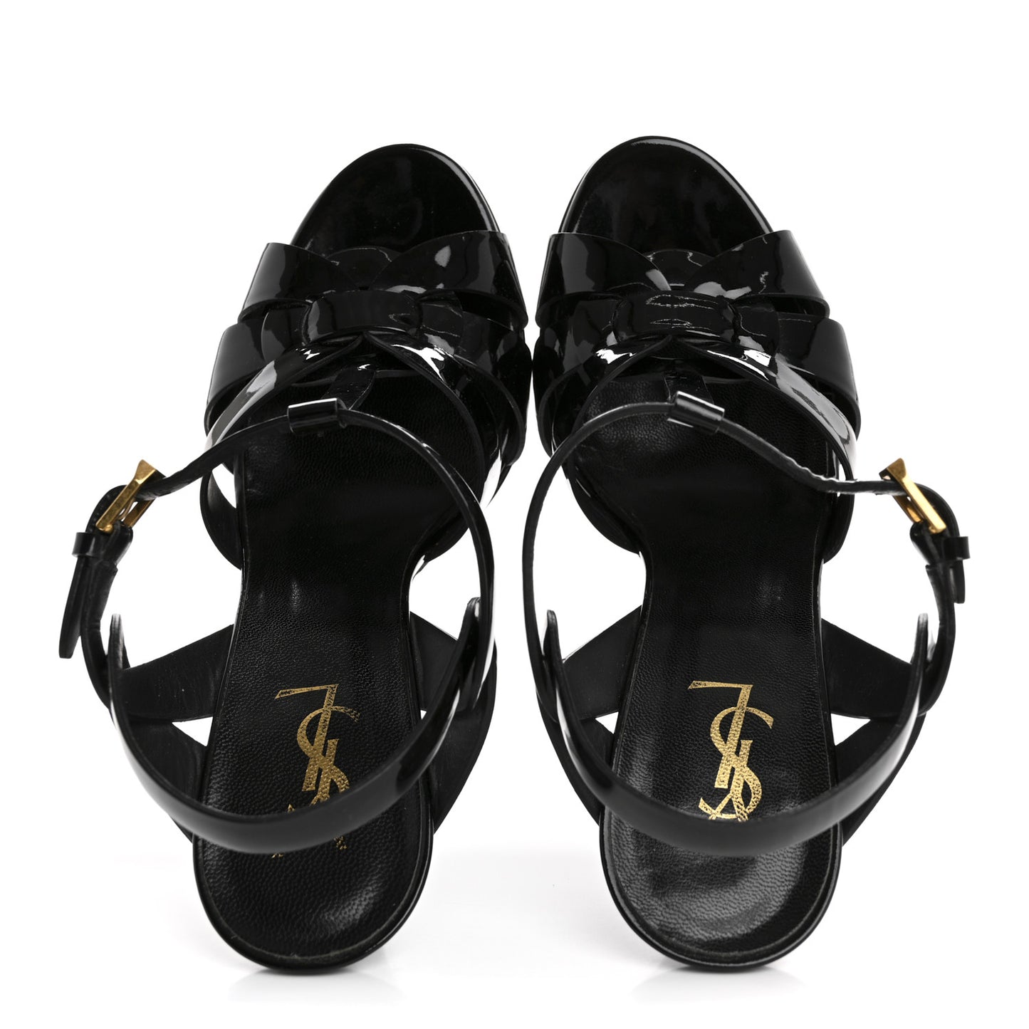 Patent Tribute 105 Platform Sandals 40 Black
