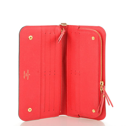 Louis Vuitton Damier Ebene Insolite Wallet Red 5 of 7