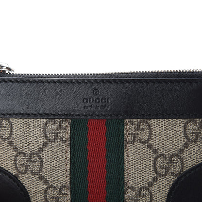Gucci GG Supreme Monogram Web Key Case Black 6 of 6