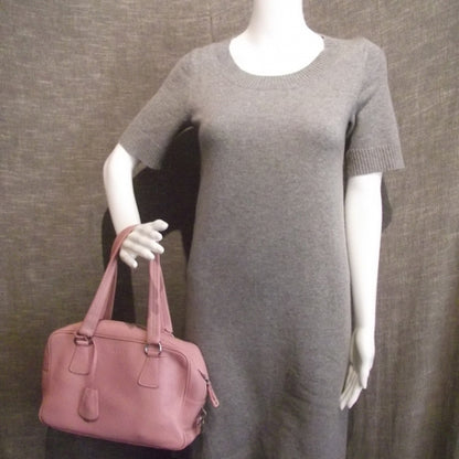 Prada Vitello Daino Bauletto Rosa 2 of 10