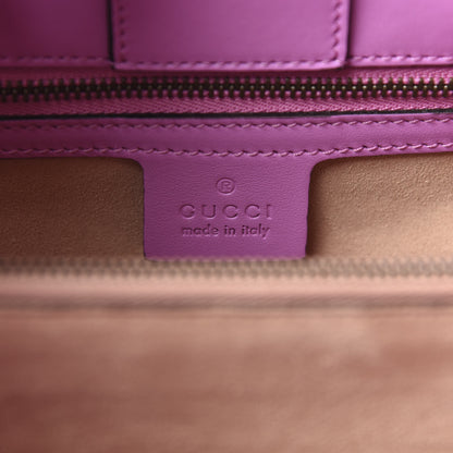 Gucci Calfskin Matelasse Small GG Marmont Tote Candy Mousse 6 of 10