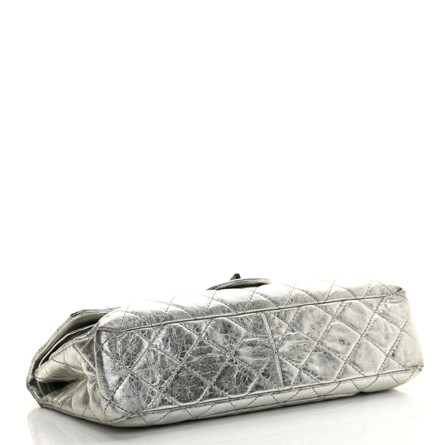 Chanel Metallic Aged Calfskin Quilted 2.55 Reissue 227 Flap Silver 4 of 20