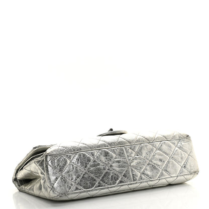 Chanel Metallic Aged Calfskin Quilted 2.55 Reissue 227 Flap Silver 4 of 20