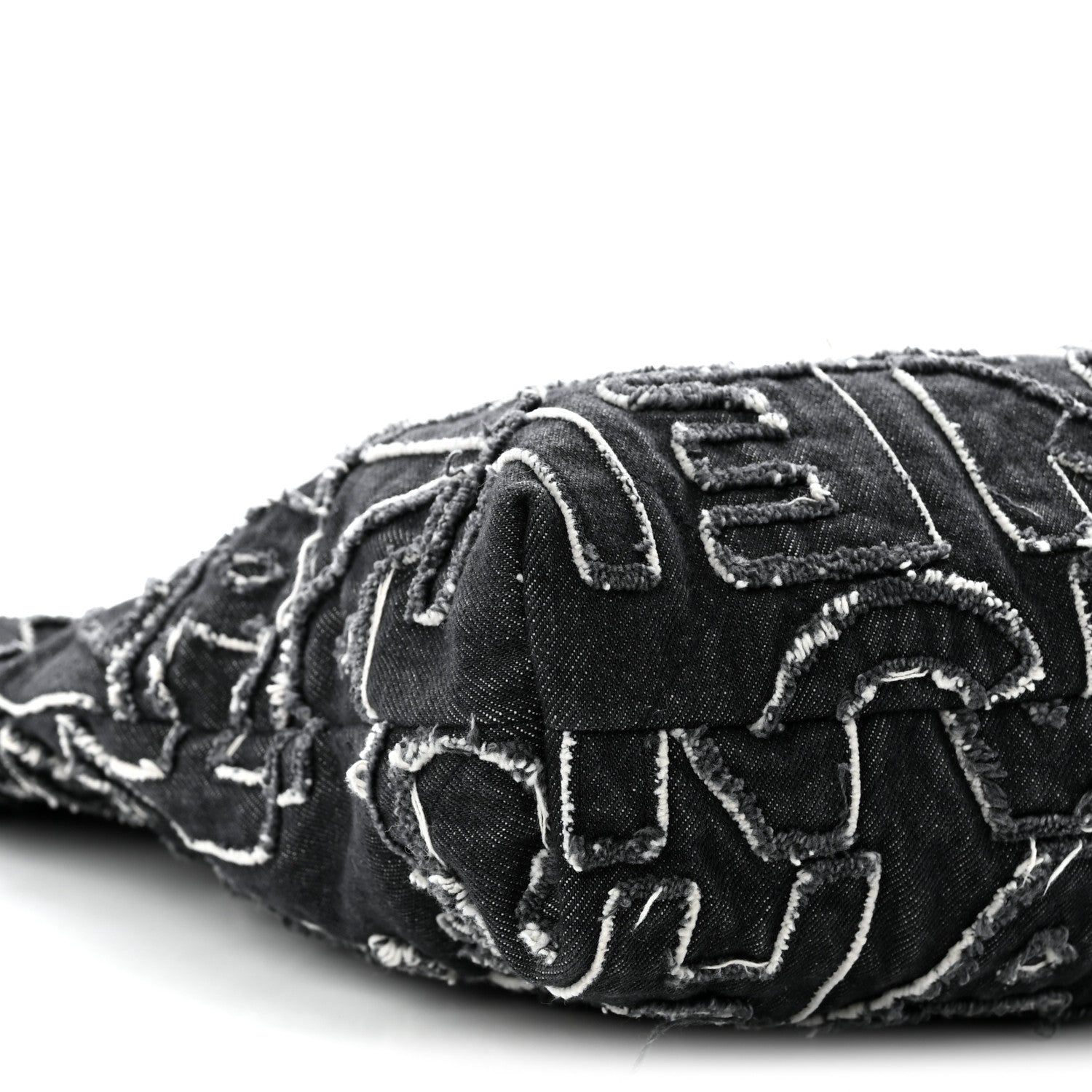 Chanel Denim Patchwork Quilted Small Chanel 22 Black 10 of 11