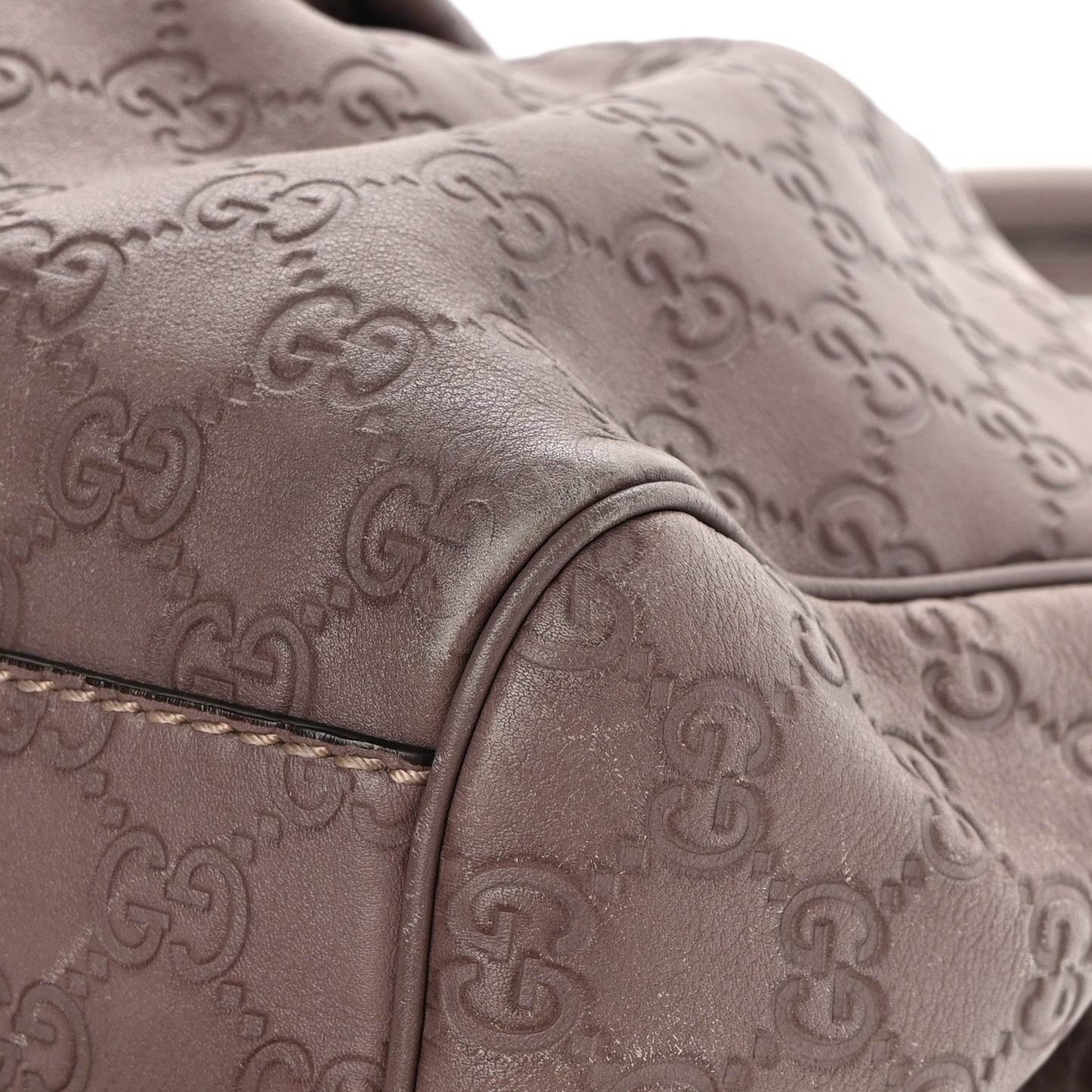 Guccissima Signature Medium Sukey Tote Old Mauve